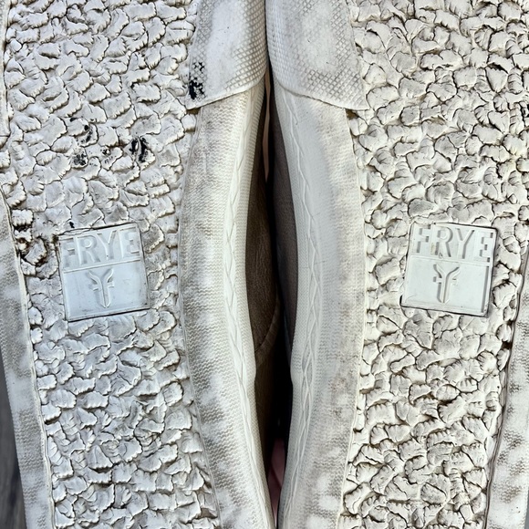 *FRYE | Mindy Slip-On Leather Sneaker Shoes in Tan Brown Size 9.5 - Picture 9 of 16